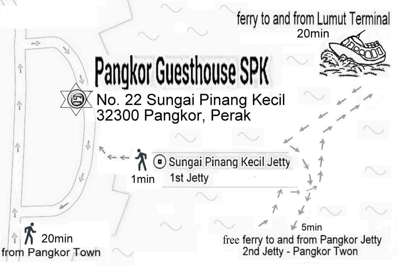 Pangkor Guesthouse Spk Kampong Sungai Udang Exterior foto